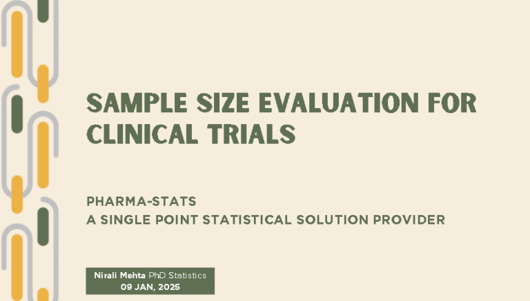 Sample Size evaluation for Clinical Trials